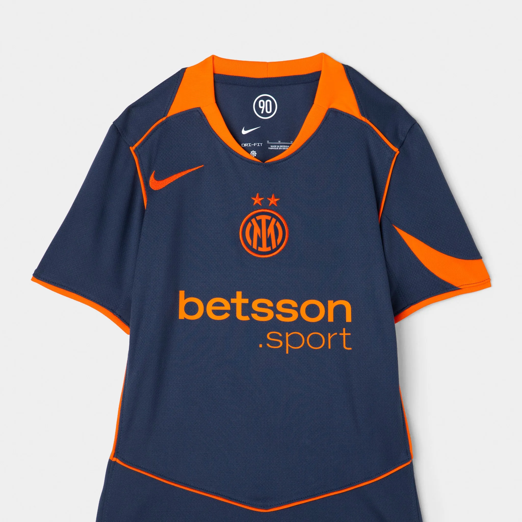 Nike Juniors' Inter 25/26 Jersey Stad 3R Thunder Blue / Safety Orange sold by JD Sports product image thumbnail 3
