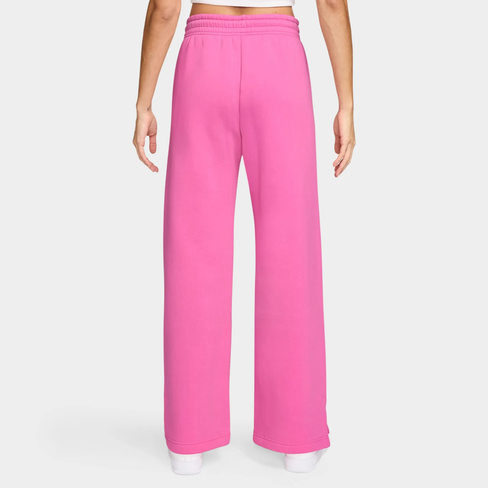 Nike Sportswear Women's Phoenix Fleece High-Waisted Pants Playful Pink / Sail sold by JD Sports product image thumbnail 2