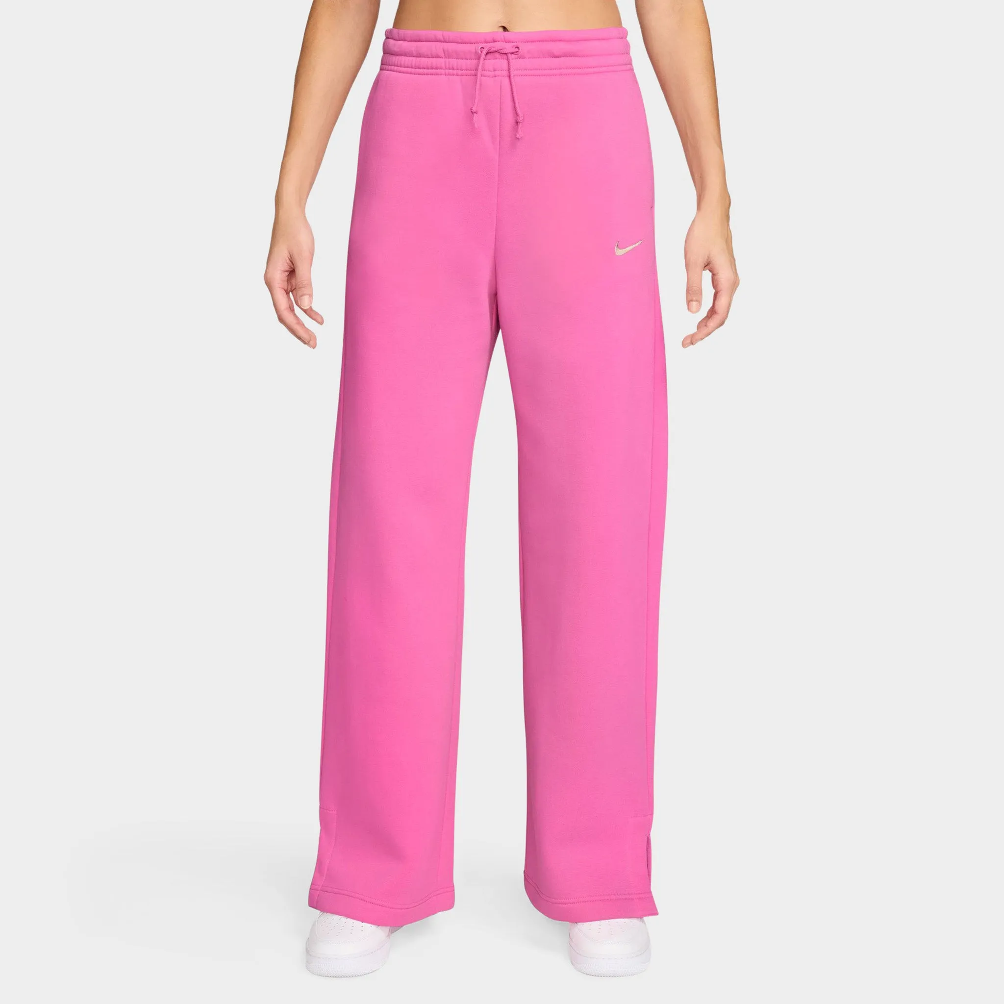 Nike Sportswear Women's Phoenix Fleece High-Waisted Pants Playful Pink / Sail sold by JD Sports