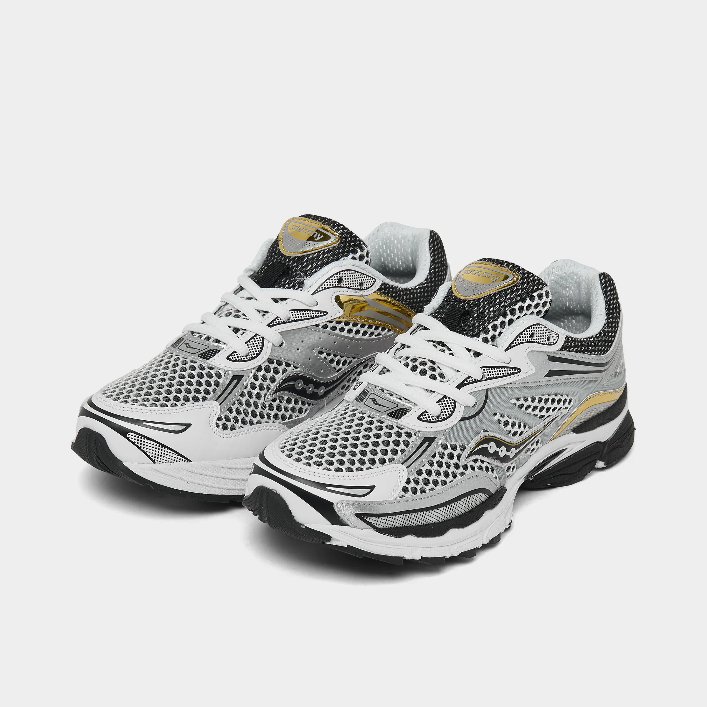 Saucony Juniors' Omni 9 White / Gold - Silver sold by JD Sports product image thumbnail 2