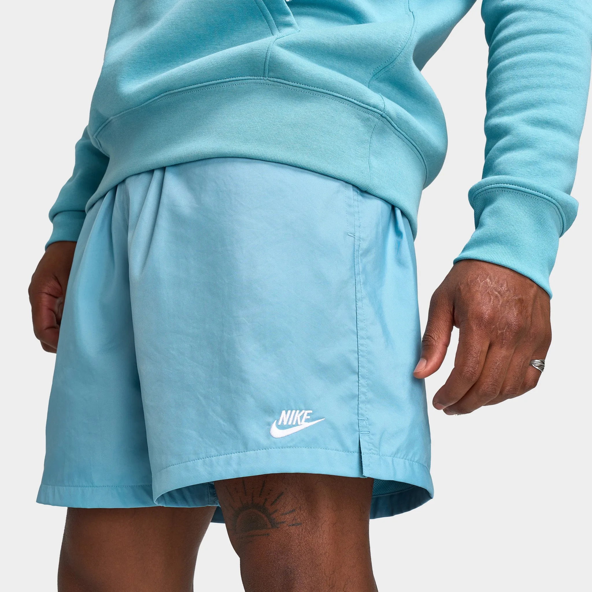 Nike Club Flow Short Denim Turq / White sold by JD Sports product image thumbnail 3