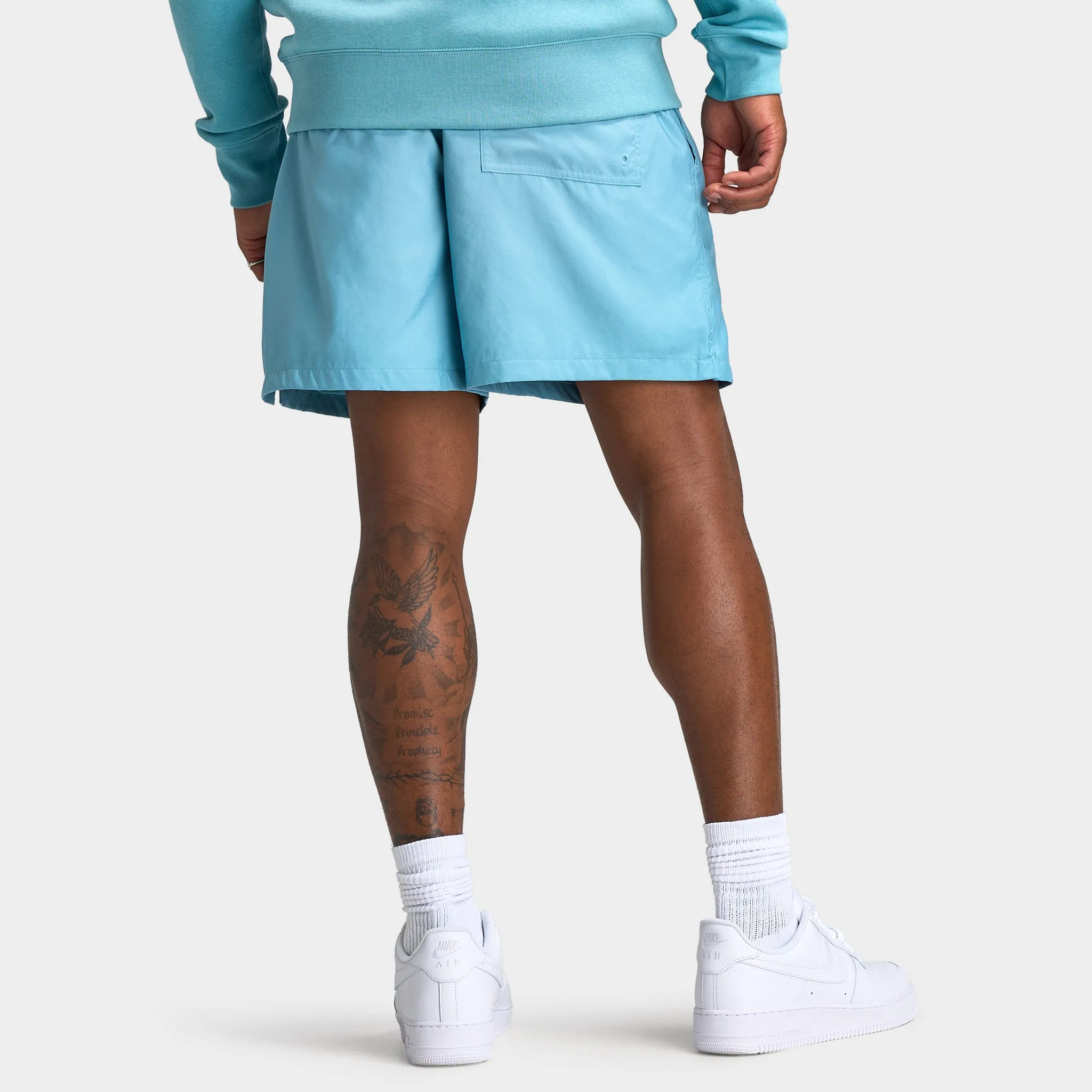 Nike Club Flow Short Denim Turq / White sold by JD Sports product image thumbnail 2