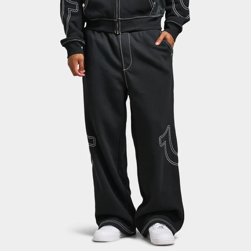 True Religion Baggy Big T Sweatpants / Jet Black sold by JD Sports