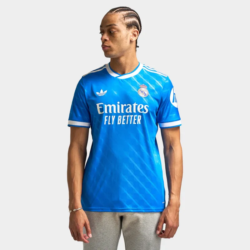 adidas Real Madrid 25/26 Third Jersey / Bluebird sold by JD Sports