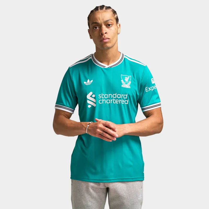 adidas Liverpool 25/26 Third Jersey / Sea Green sold by JD Sports