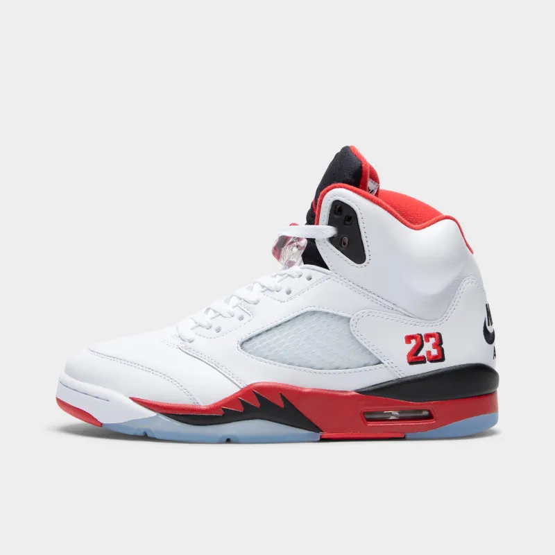 Nike Air Jordan 5 Retro OG Black / Red sold by JD Sports