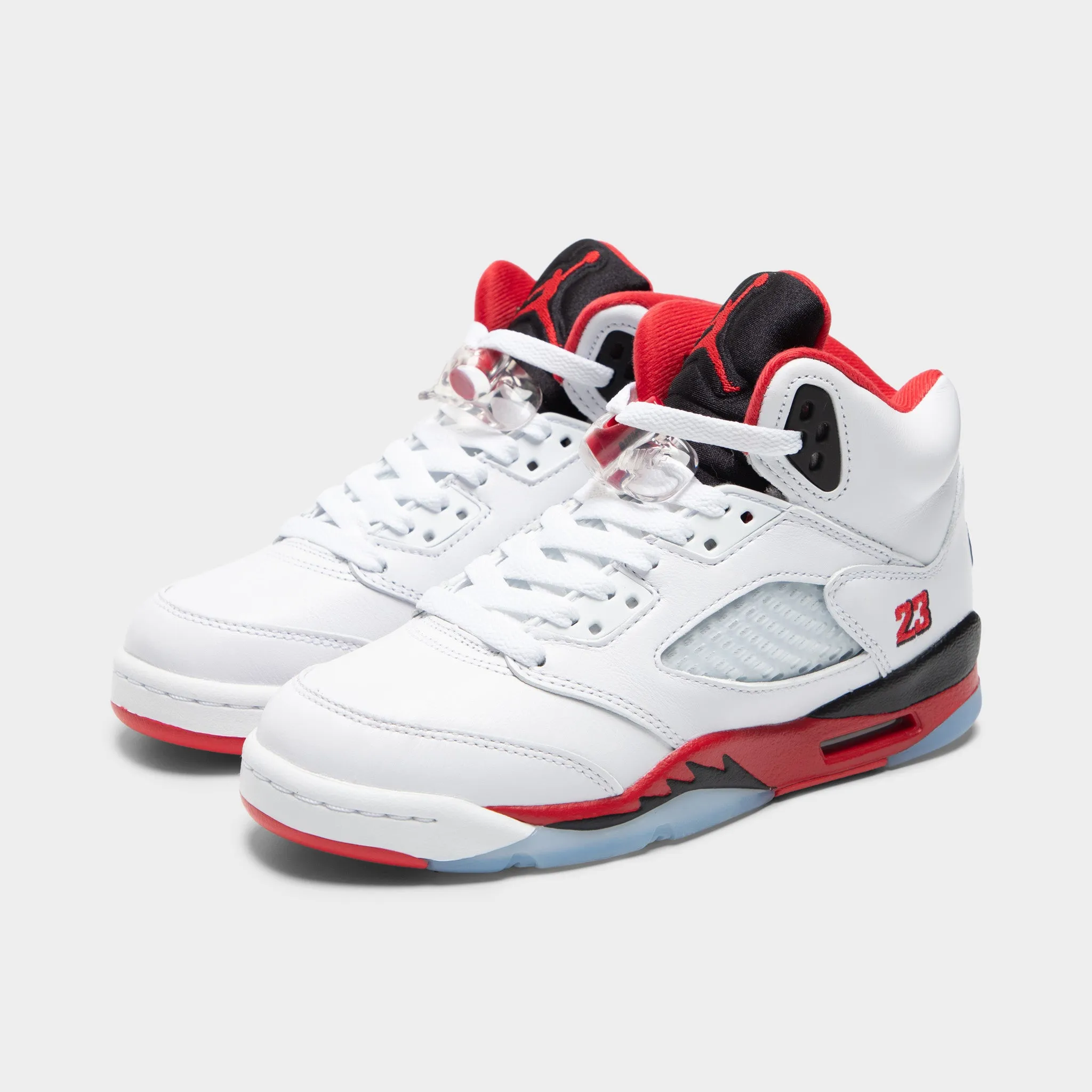Jordan 5 Retro GS White / Fire Red - Black sold by JD Sports product image thumbnail 2