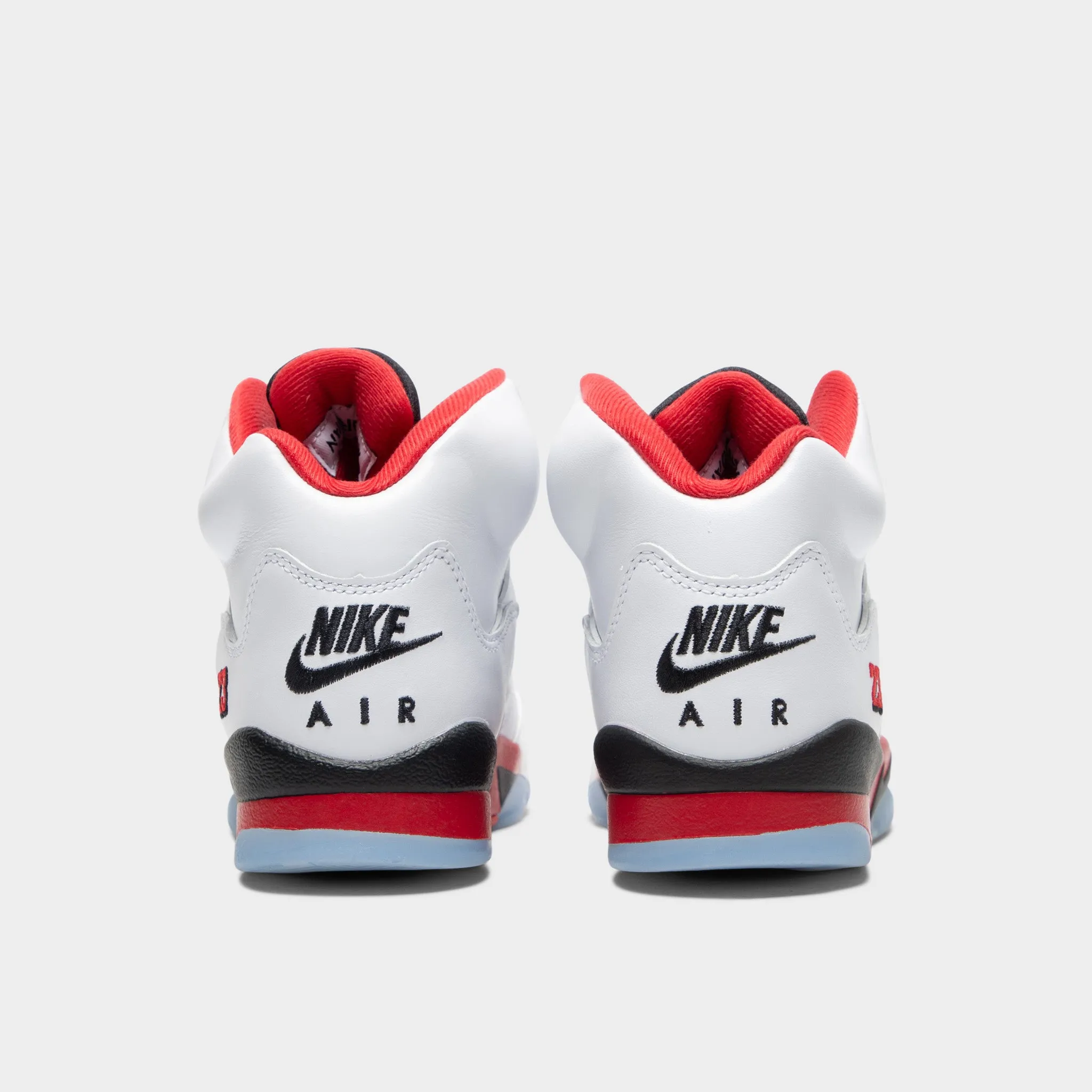Jordan 5 Retro GS White / Fire Red - Black sold by JD Sports product image thumbnail 4