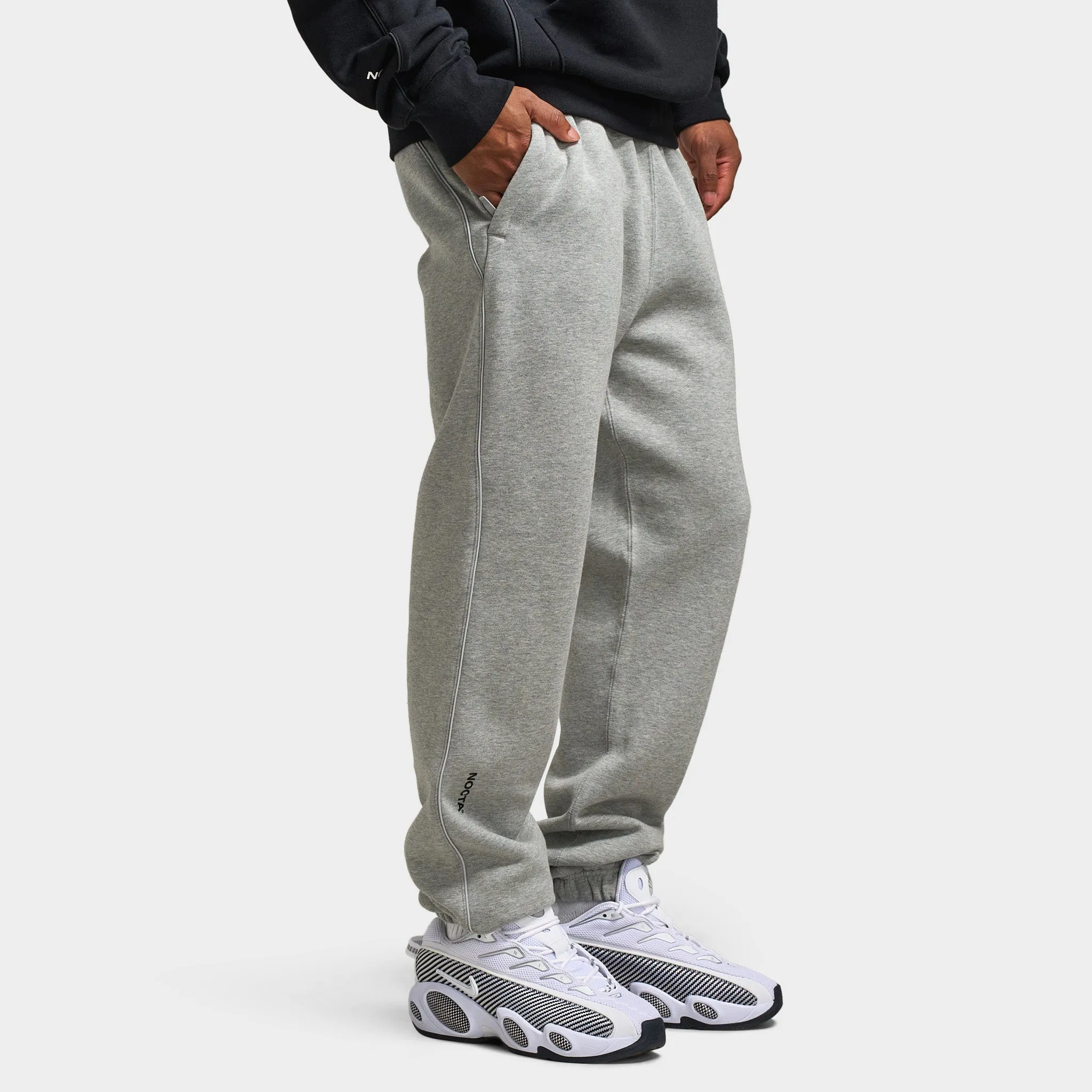 Nike NOCTA Cardinal Fleece Sweatpants Dark Heather Grey / Black sold by JD Sports product image thumbnail 4