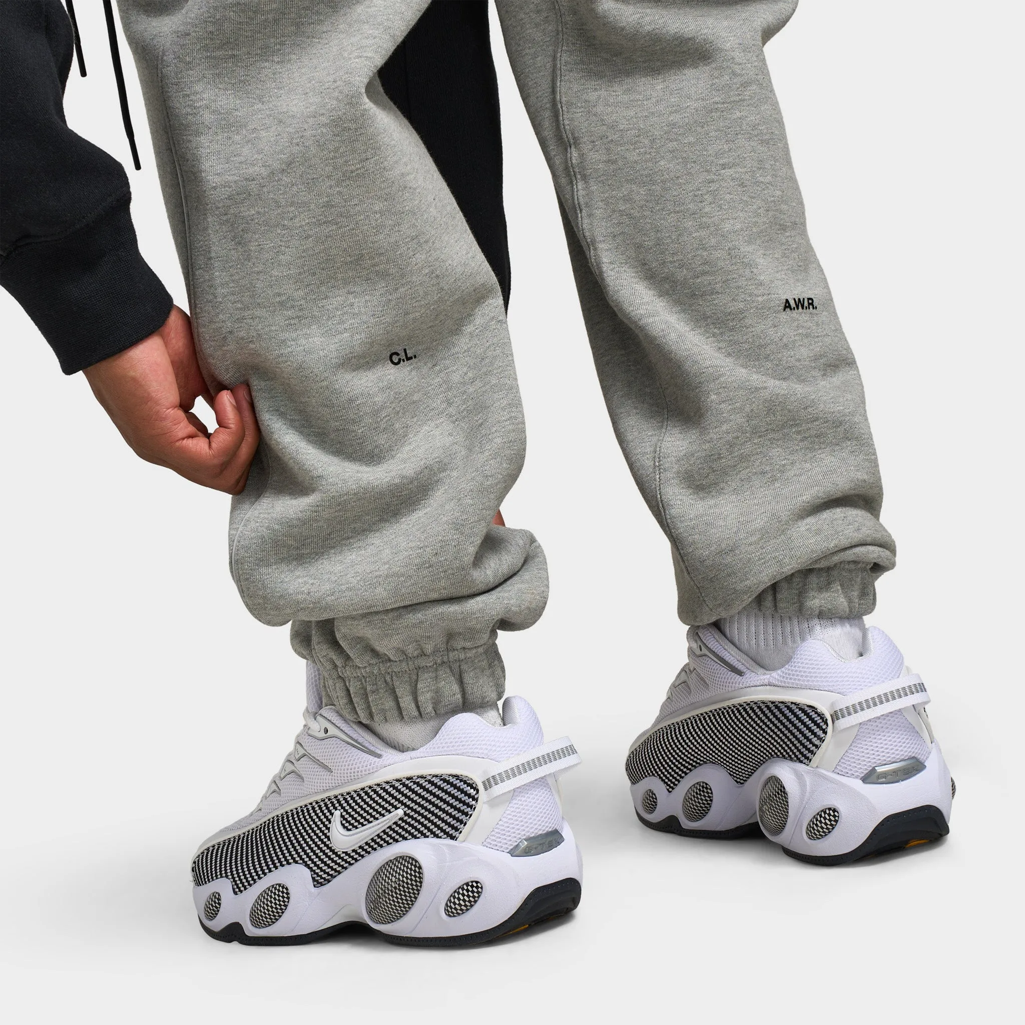 Nike NOCTA Cardinal Fleece Sweatpants Dark Heather Grey / Black sold by JD Sports product image thumbnail 5