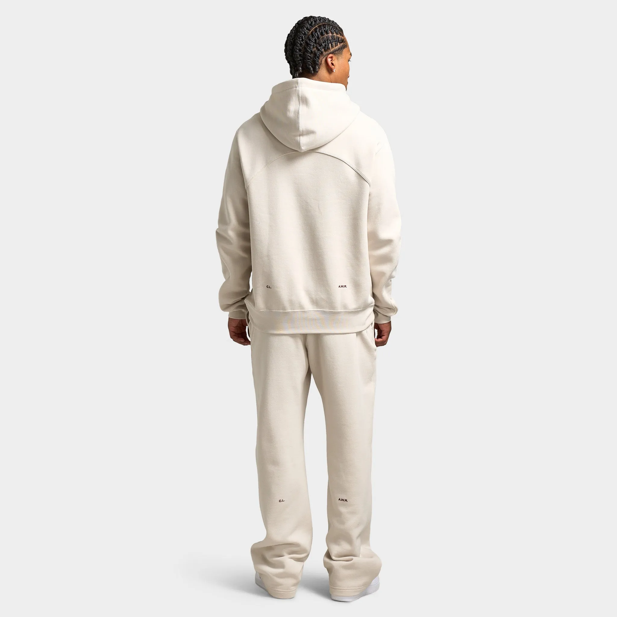 Nike NOCTA Fleece CS Pullover Hoodie Light Orewood Brown / Team Red sold by JD Sports product image thumbnail 5