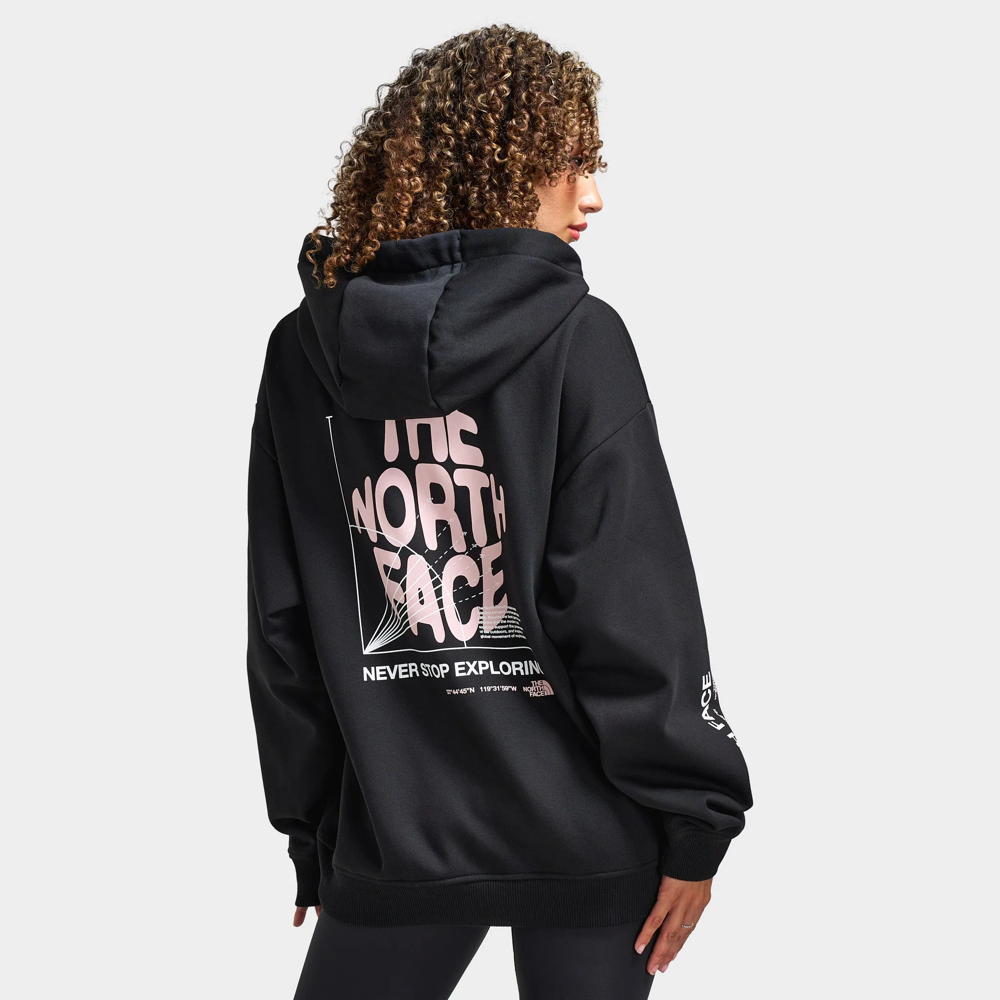 The North Face Women's Balanced Oversized Hoodie / Black sold by JD Sports product image thumbnail 2