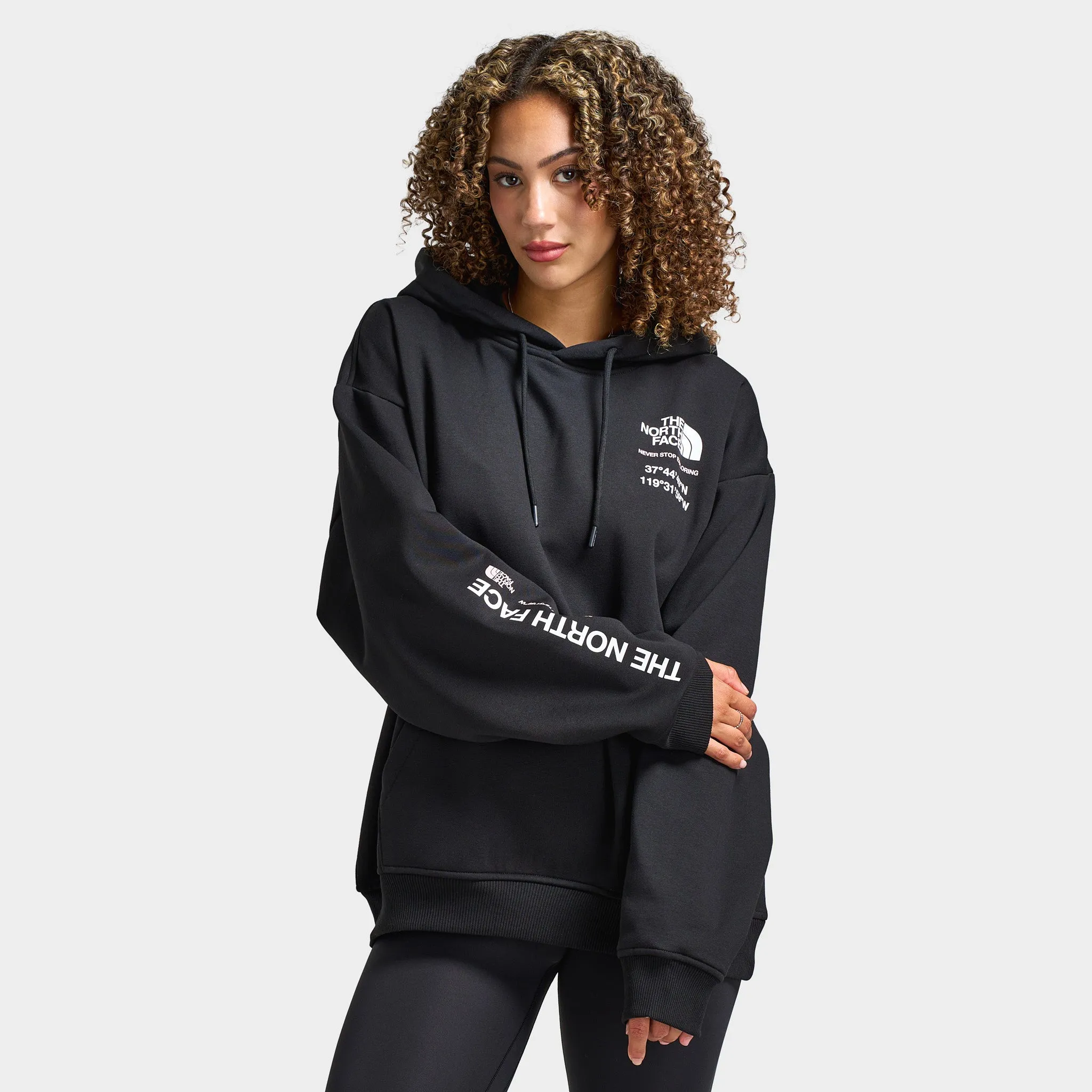 The North Face Women's Balanced Oversized Hoodie / Black sold by JD Sports