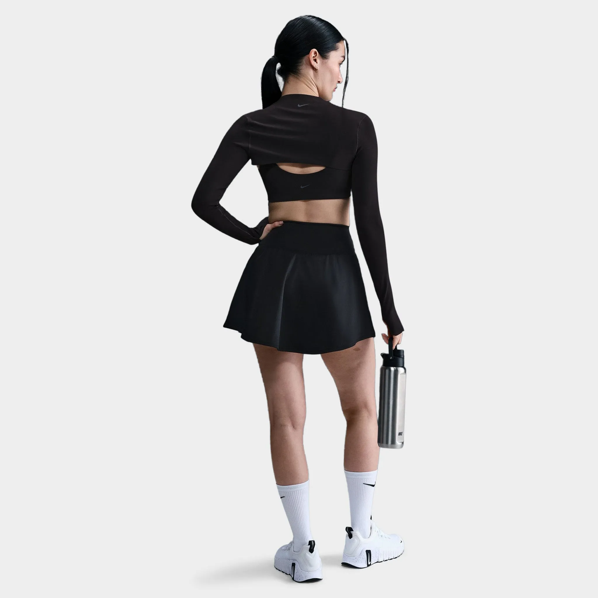 Nike One Women's Dri-FIT Skirt Black / White sold by JD Sports product image thumbnail 5