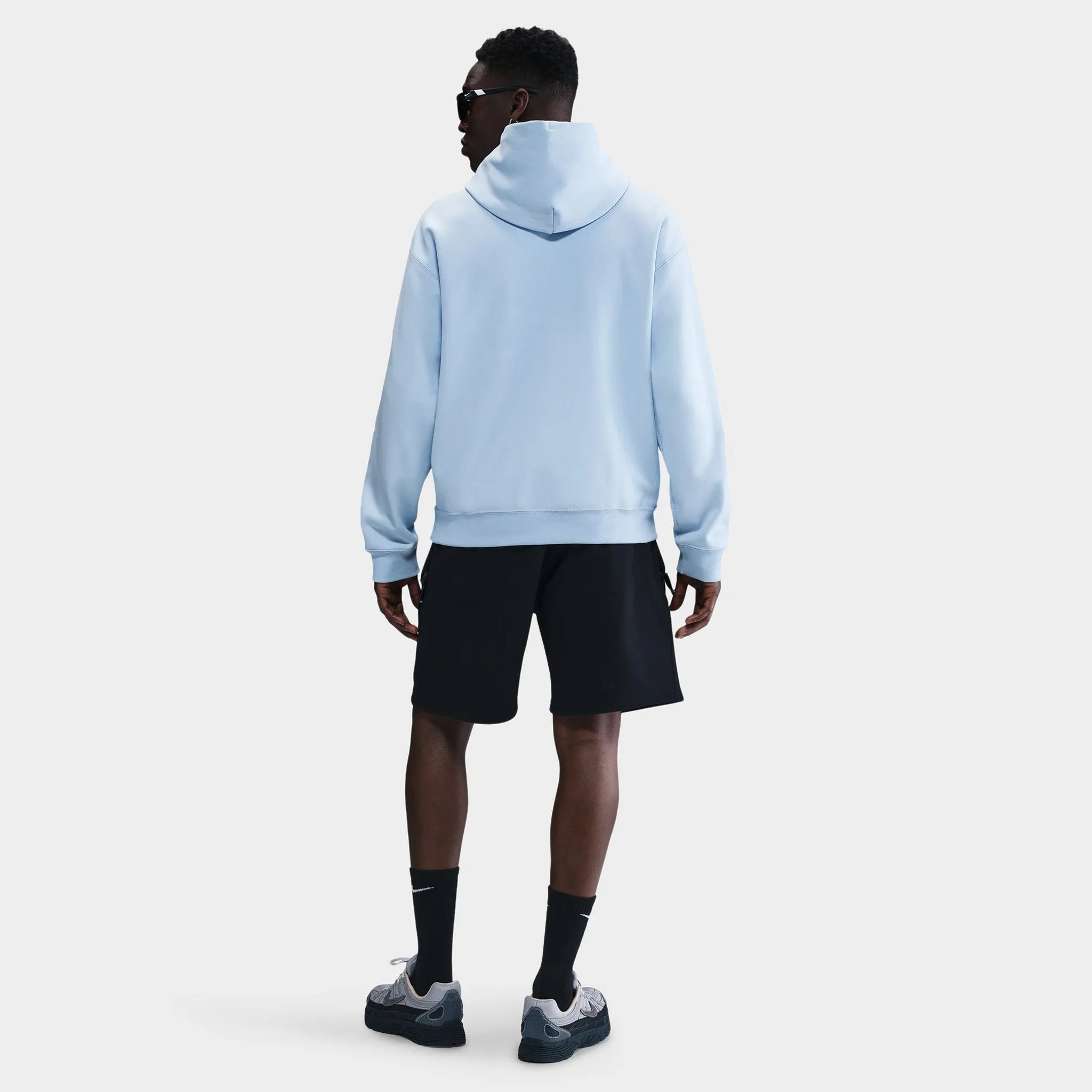 Nike Solo Swoosh Fleece Pullover Hoodie Celestine Blue / White sold by JD Sports product image thumbnail 4