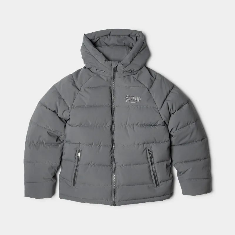 Supply & Demand Juniors' Hydro Padded Jacket / Dark Grey made by JD Sports