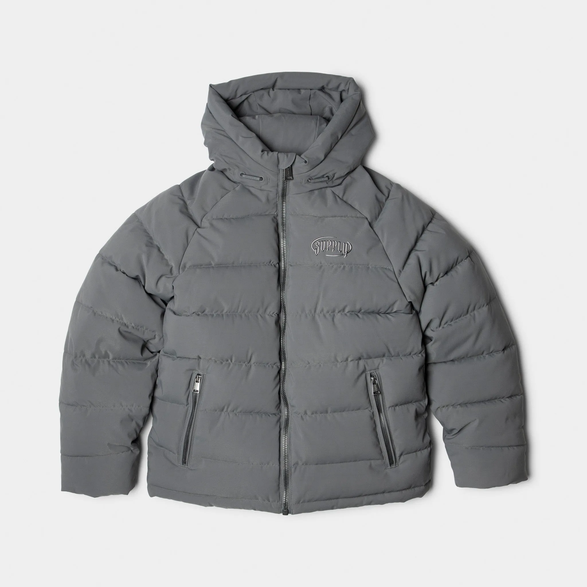 Supply & Demand Juniors' Hydro Padded Jacket / Dark Grey sold by JD Sports