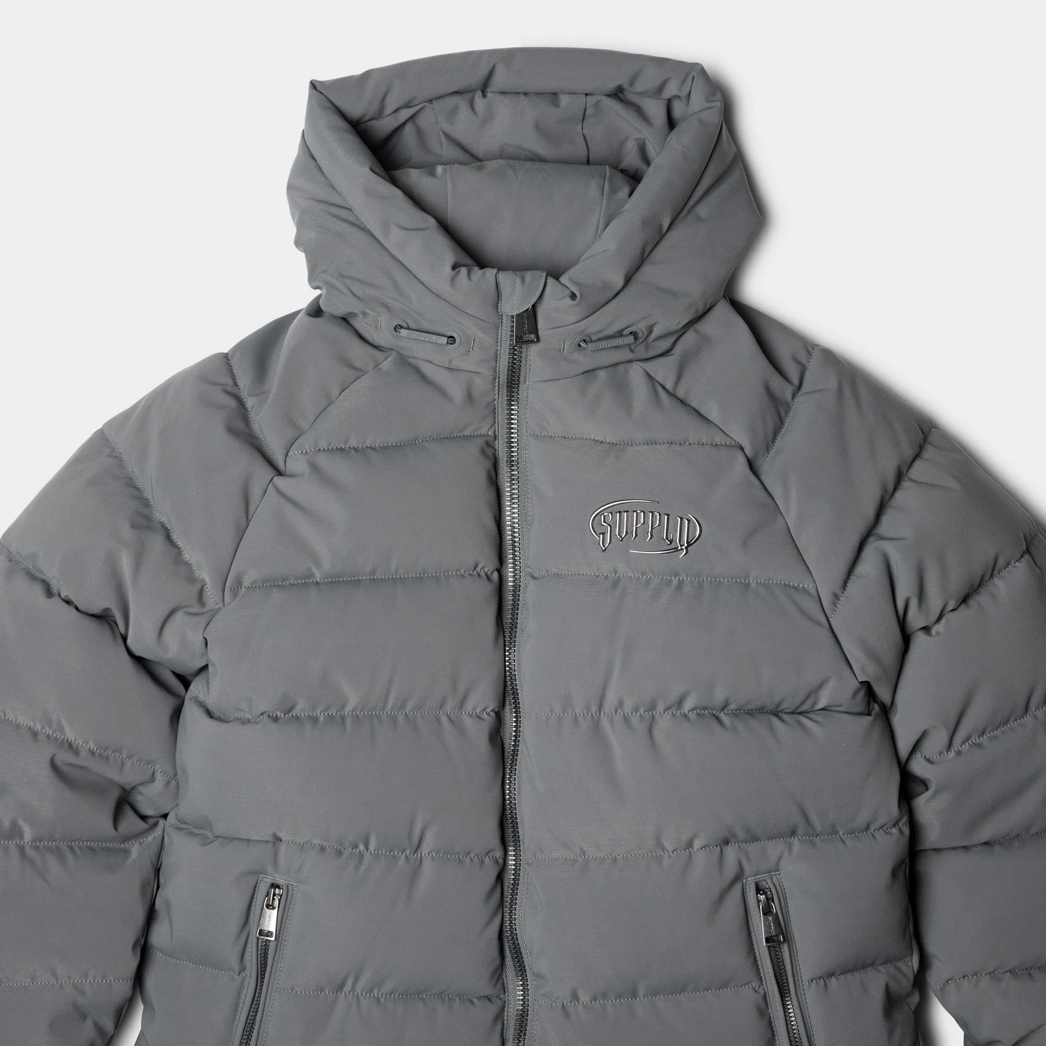 Supply & Demand Juniors' Hydro Padded Jacket / Dark Grey sold by JD Sports product image thumbnail 3