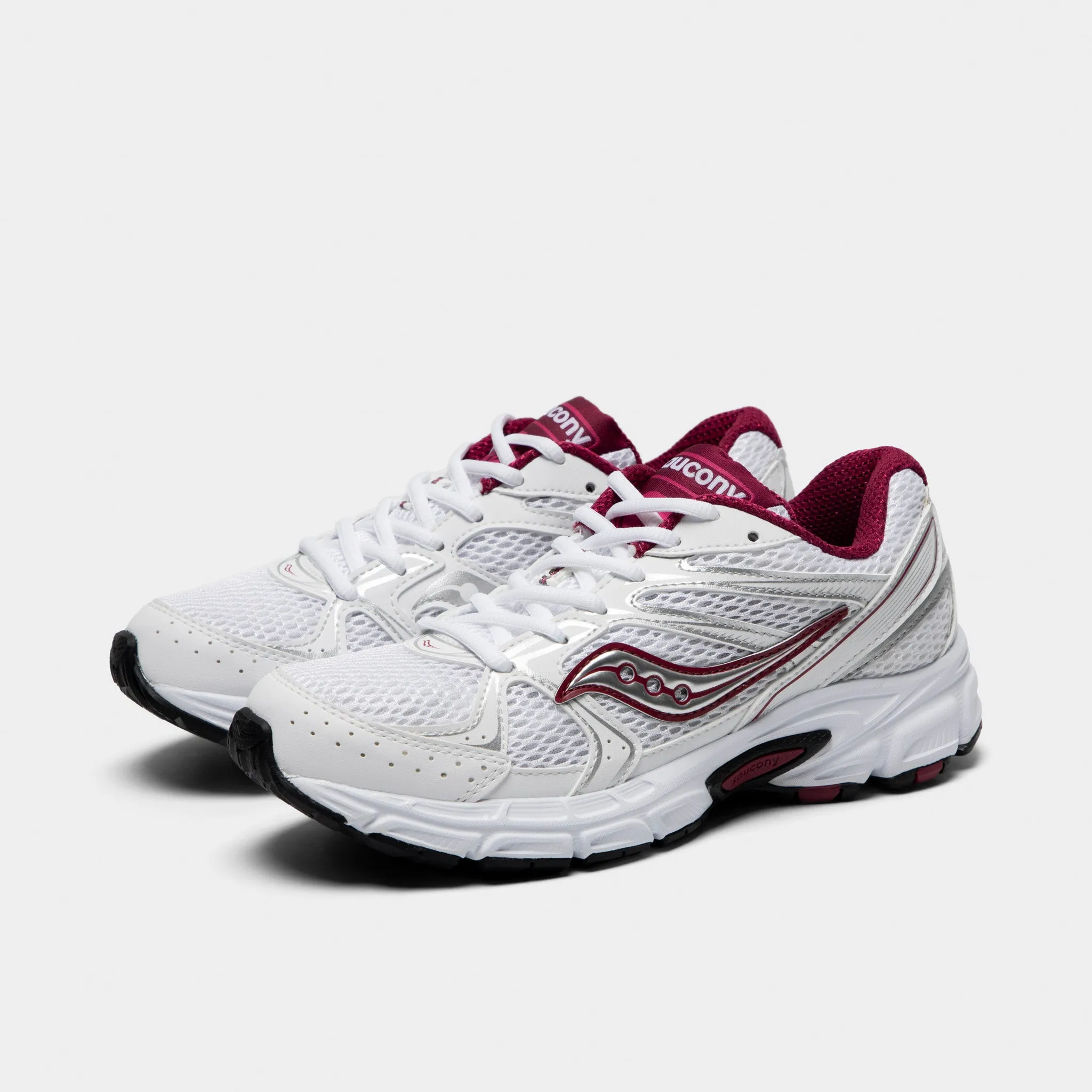 Saucony Women's Ride Millennium White / Beet sold by JD Sports product image thumbnail 2