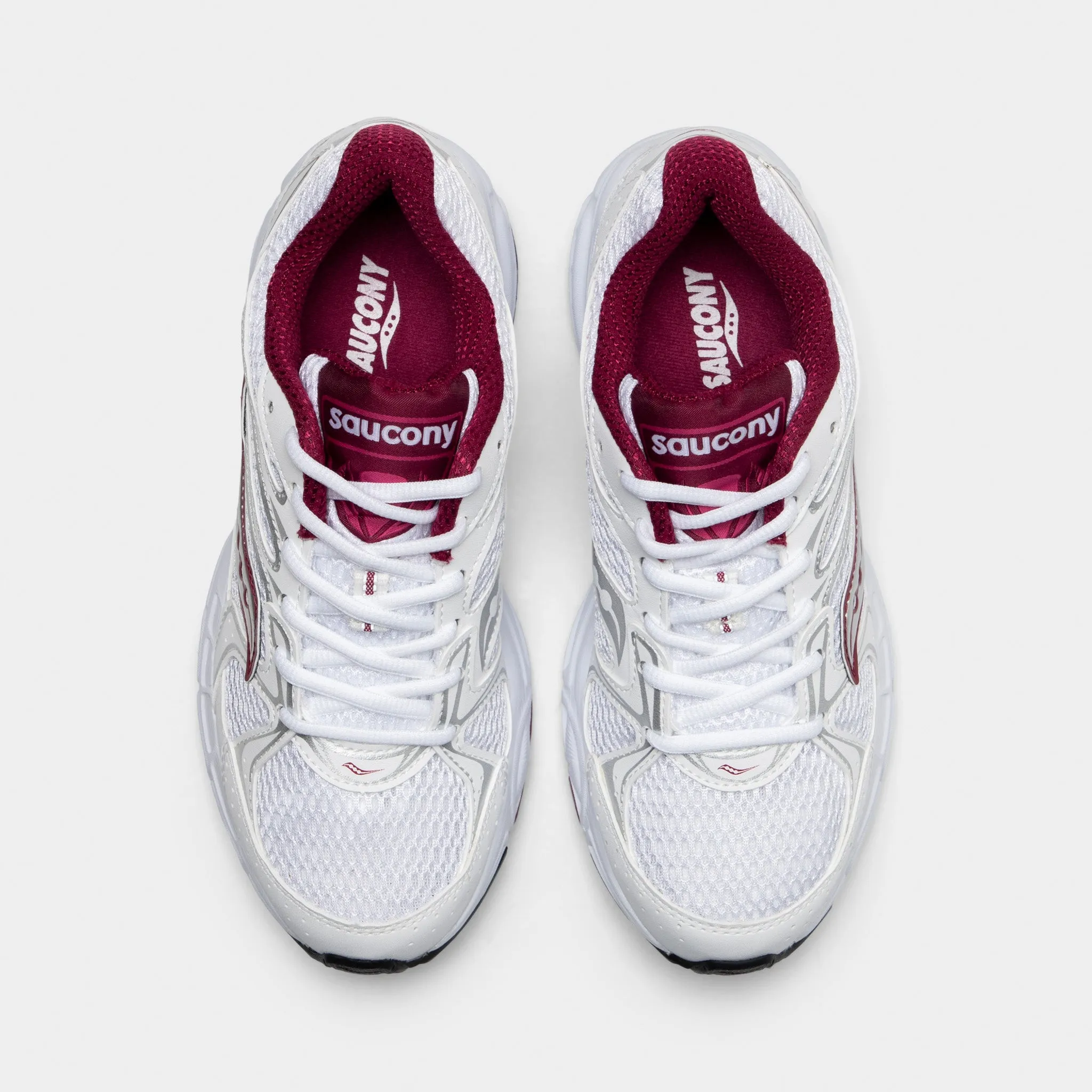 Saucony Women's Ride Millennium White / Beet sold by JD Sports product image thumbnail 5