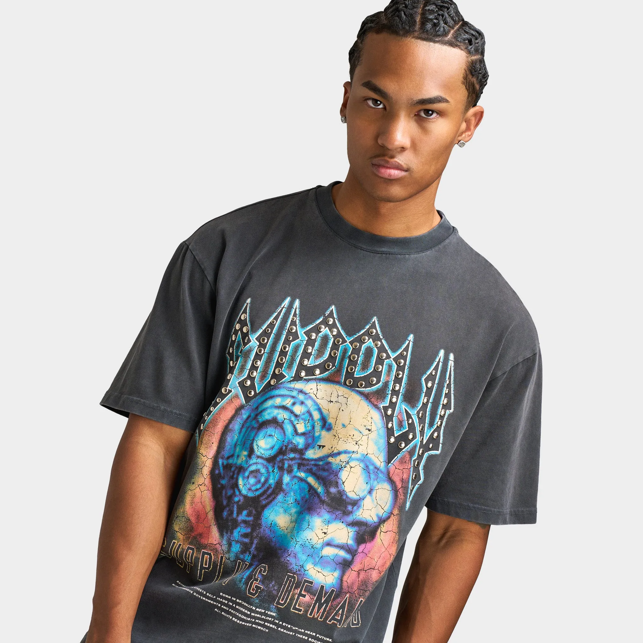 Supply & Demand Cyber Tee / Washed Black sold by JD Sports product image thumbnail 3