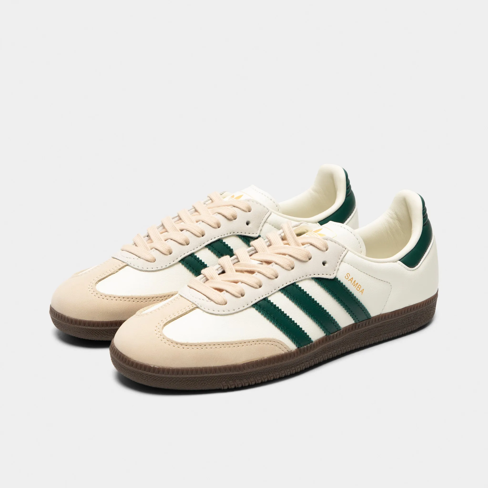 adidas Women's Samba OG Off White / Collegiate Green - Sand Strata sold by JD Sports product image thumbnail 2