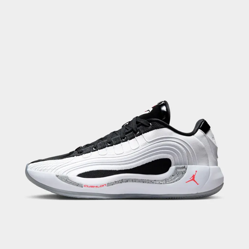 Jordan Luka 4 White / Bright Crimson - Black sold by JD Sports