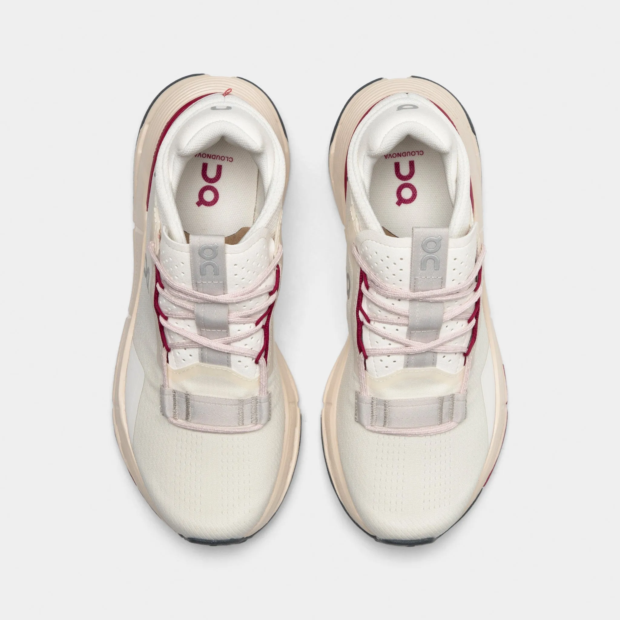 On Women's Cloudnova 2 Ivory / Grenadine sold by JD Sports product image thumbnail 5