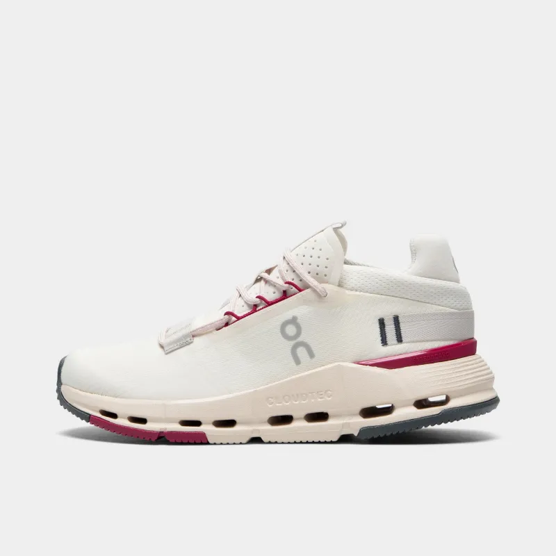 On Women's Cloudnova 2 Ivory / Grenadine sold by JD Sports