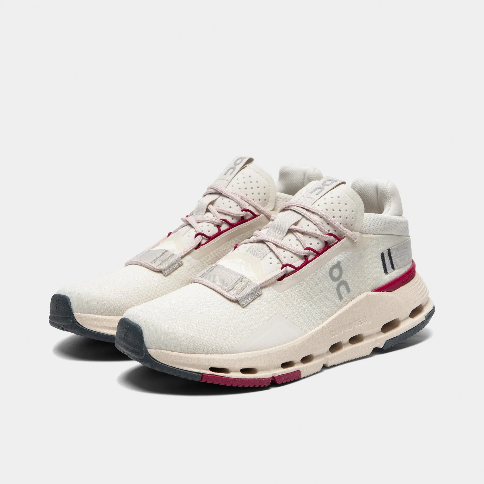 On Women's Cloudnova 2 Ivory / Grenadine sold by JD Sports product image thumbnail 2