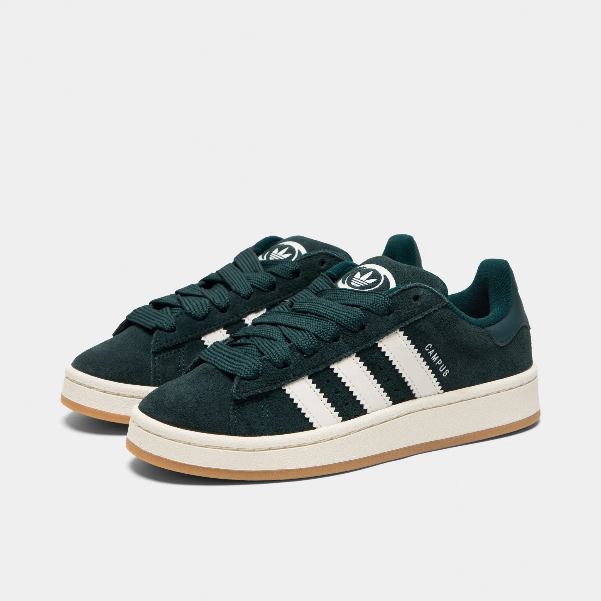 adidas Juniors' Campus 00s Aurora Ivy / White - Gum sold by JD Sports product image thumbnail 2