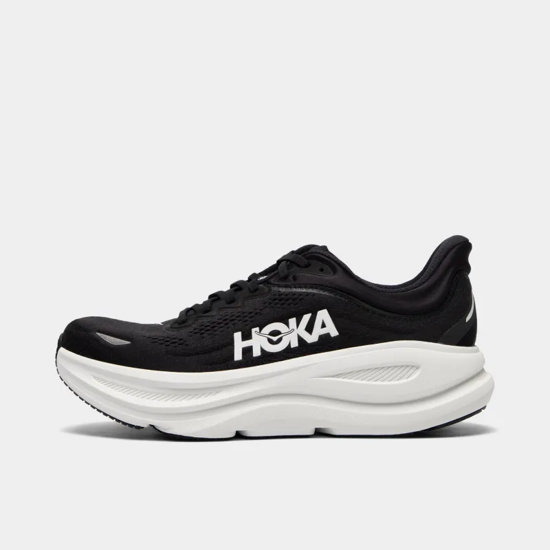 Hoka Bondi 9 Black / White sold by JD Sports