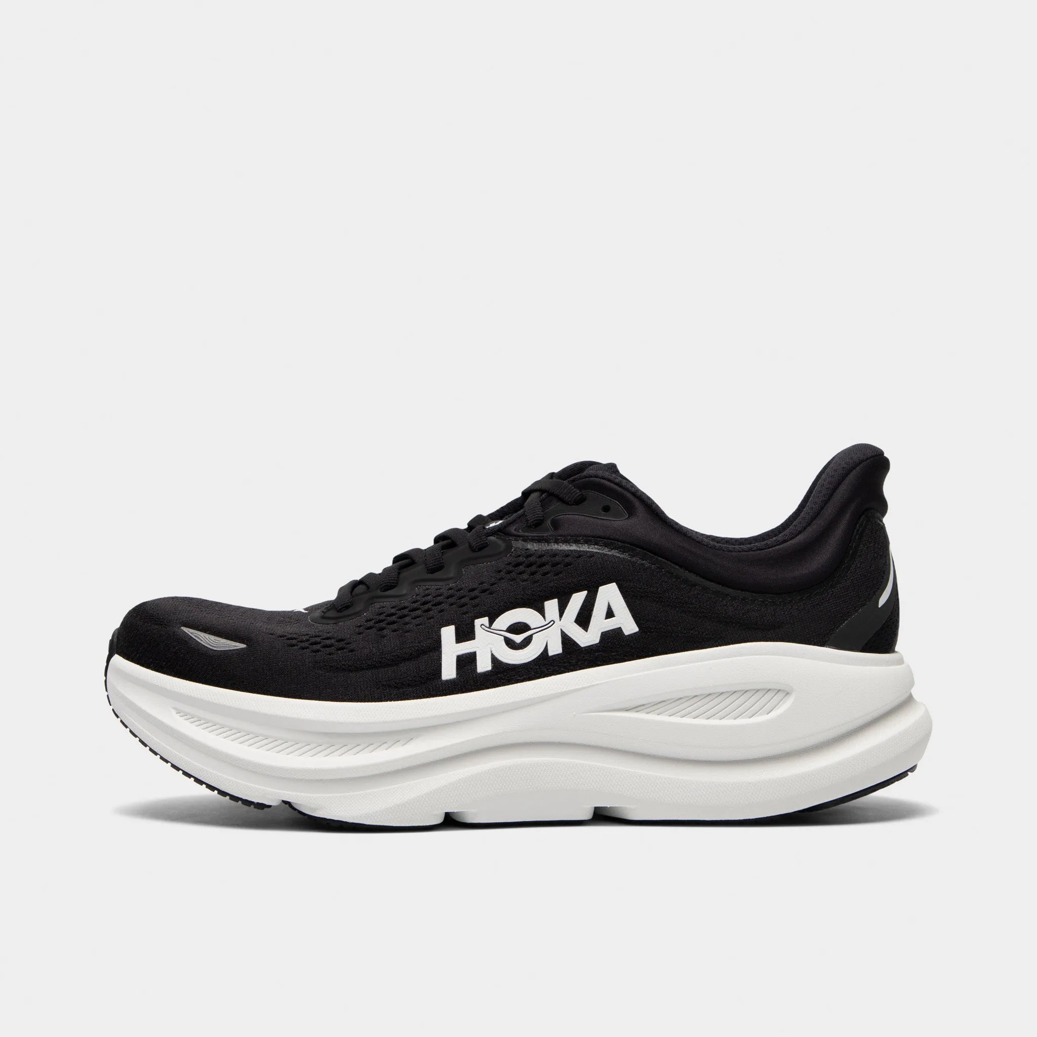 Hoka Bondi 9 Black / White sold by JD Sports