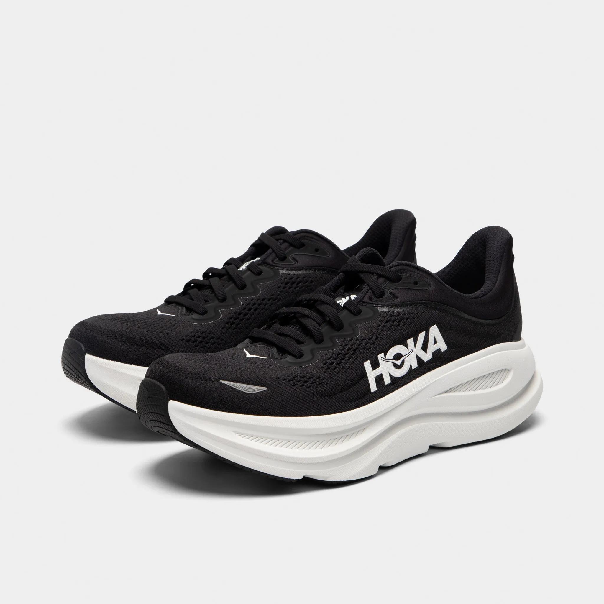 Hoka Bondi 9 Black / White sold by JD Sports product image thumbnail 2