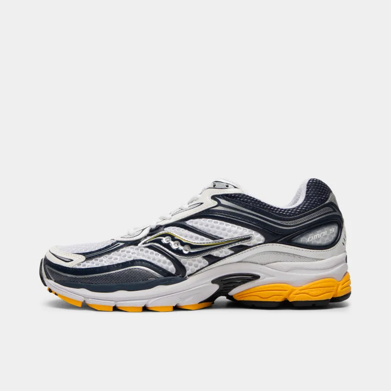 Saucony Omni Grid 9 Silver / Gold sold by JD Sports