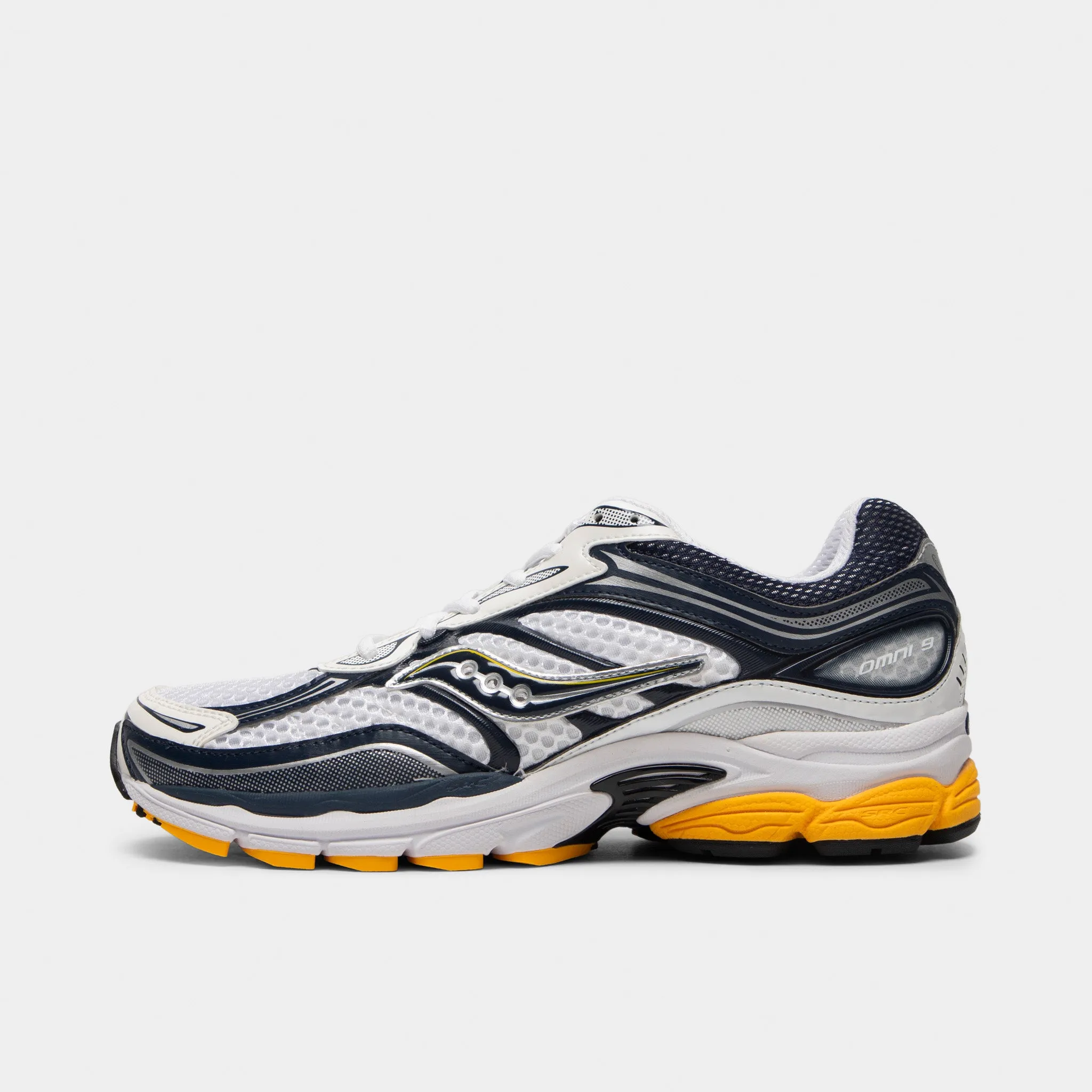 Saucony Omni Grid 9 Silver / Gold sold by JD Sports