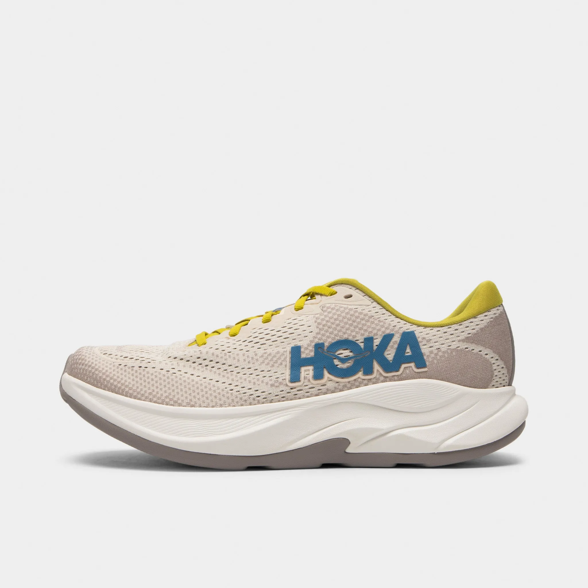 Hoka Rincon 4 Tan / Blue sold by JD Sports