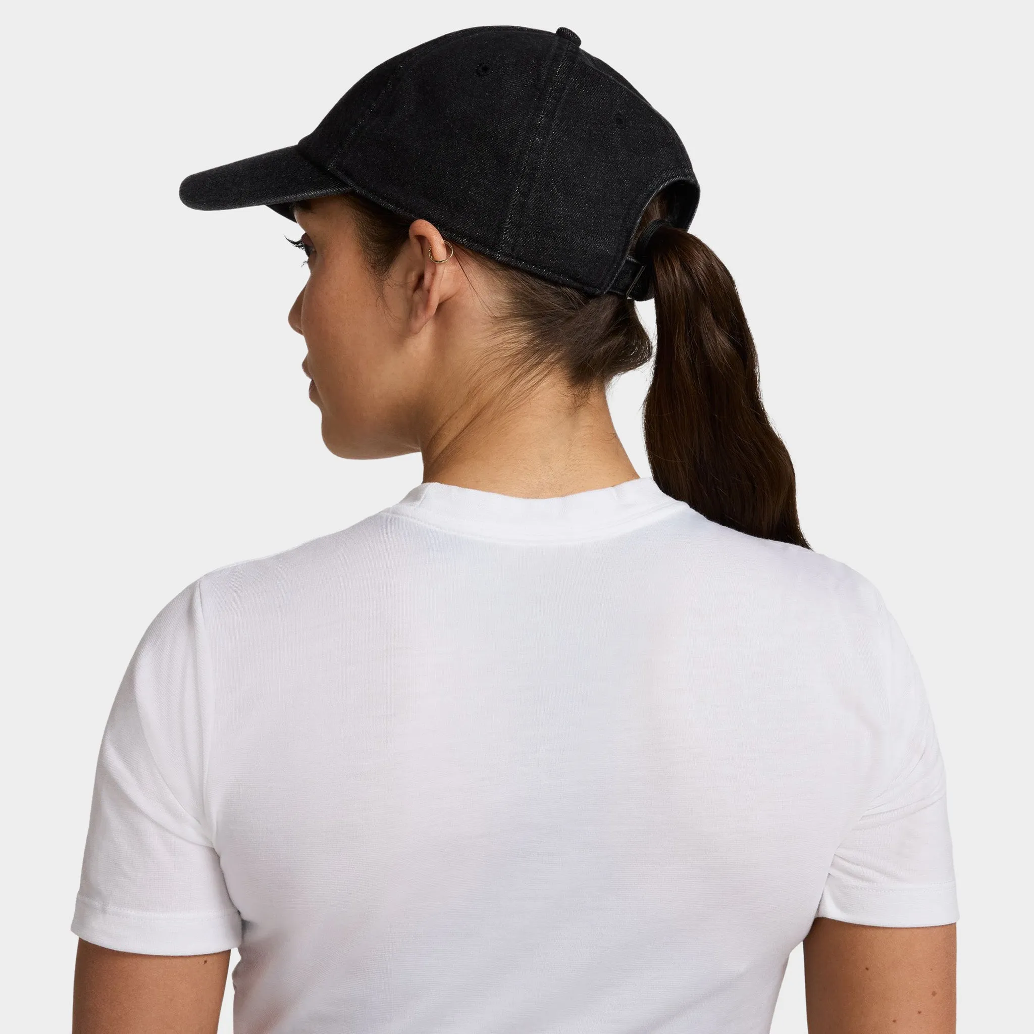 Nike Club Unstructured Denim Cap Black / White sold by JD Sports product image thumbnail 2