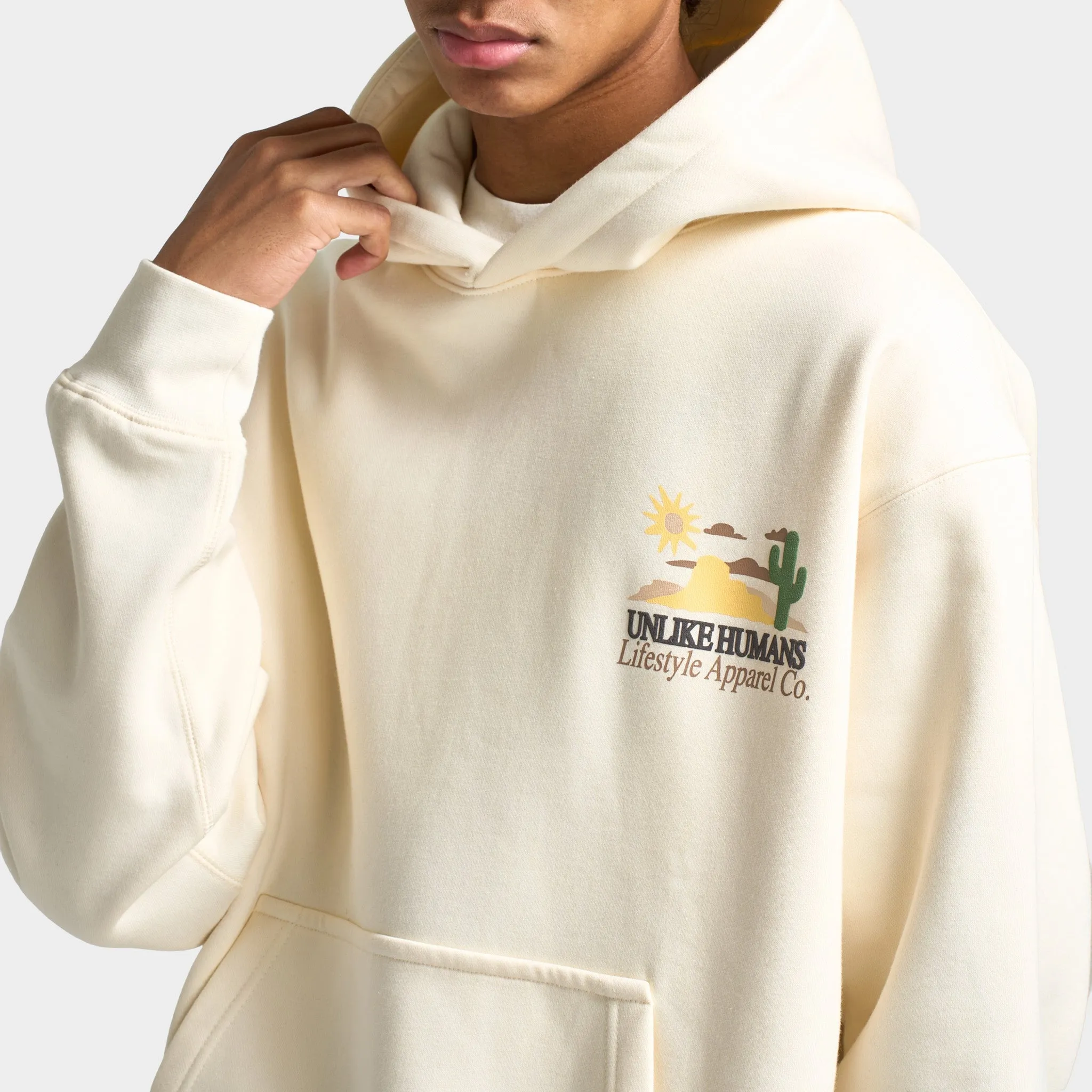 Unlike Humans Desert Hoodie / Tofu sold by JD Sports product image thumbnail 3