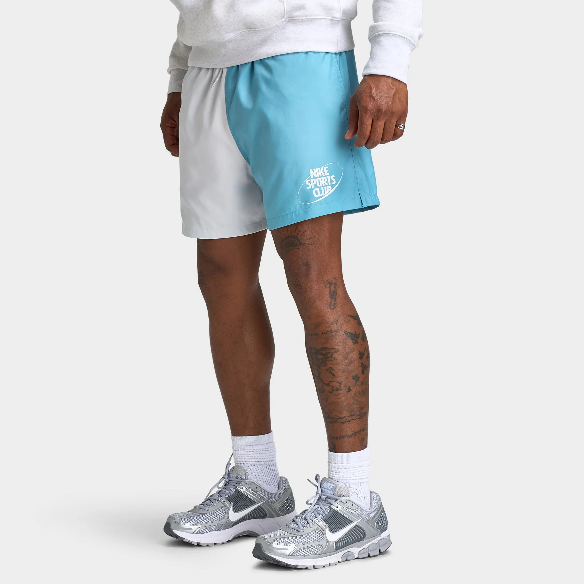 Nike Club 5" Flow Shorts Photon Dust / Denim Turq sold by JD Sports product image thumbnail 4
