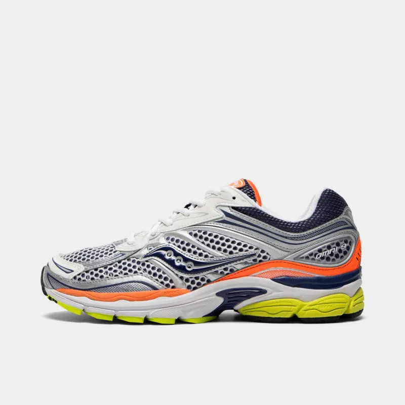 Saucony Omni Grid OG Silver / Navy - Orange sold by JD Sports