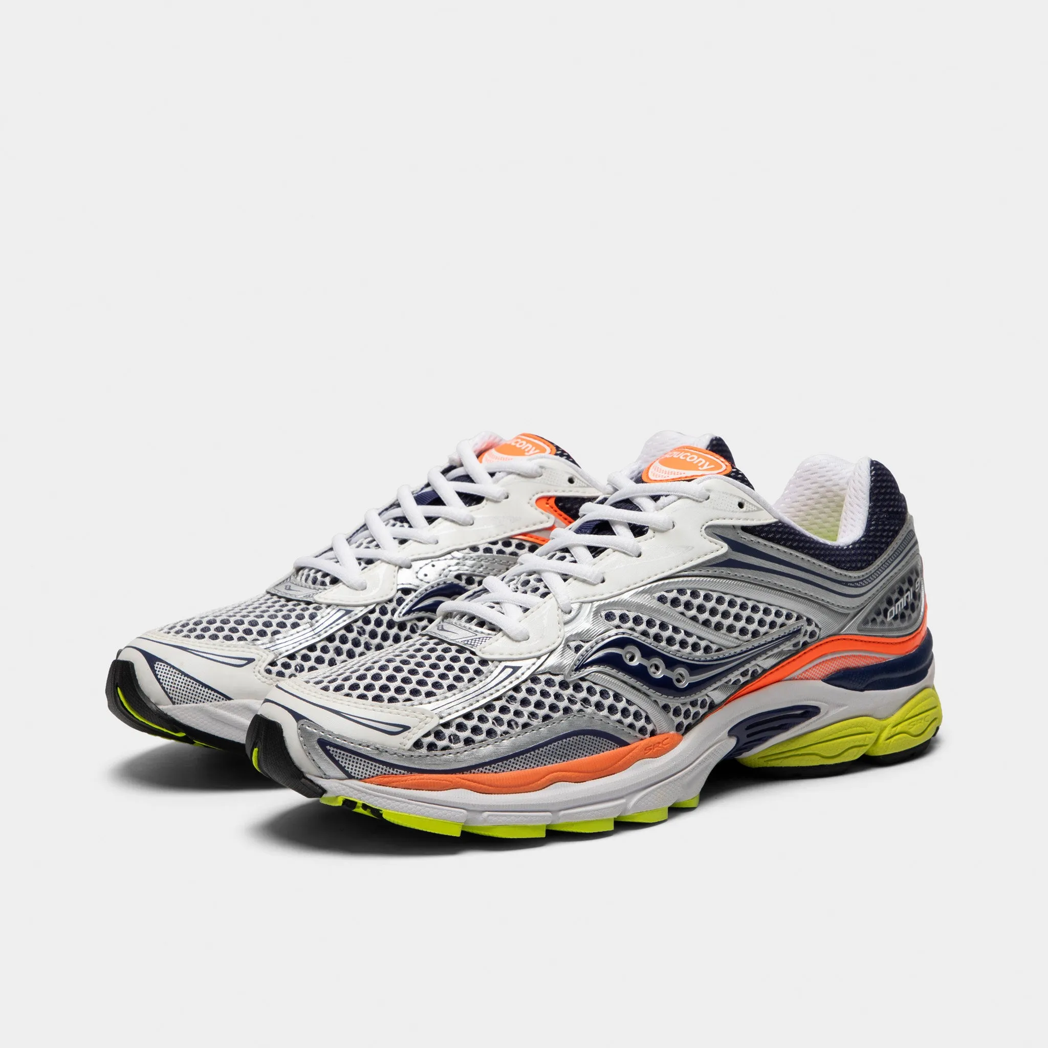 Saucony Omni Grid OG Silver / Navy - Orange sold by JD Sports product image thumbnail 2