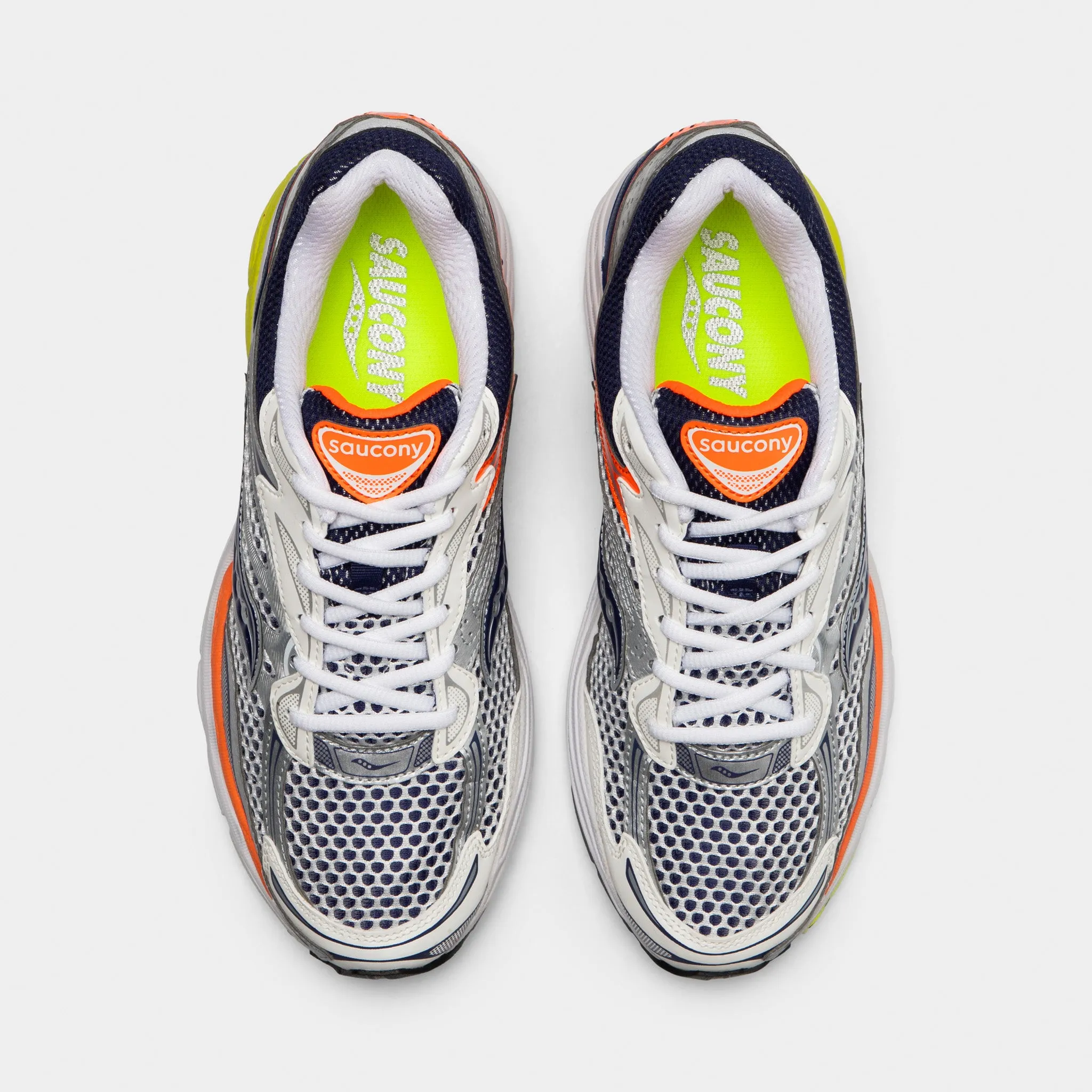 Saucony Omni Grid OG Silver / Navy - Orange sold by JD Sports product image thumbnail 5