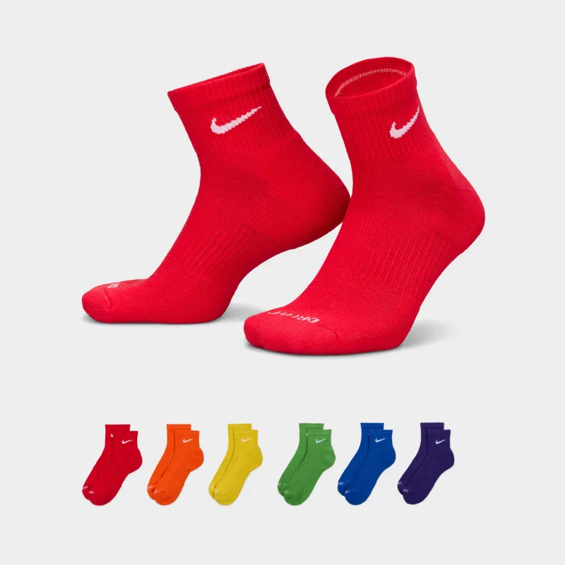 Nike Everyday Plus Cushioned Training Ankle Socks-6 Pack / Multi-color sold by JD Sports