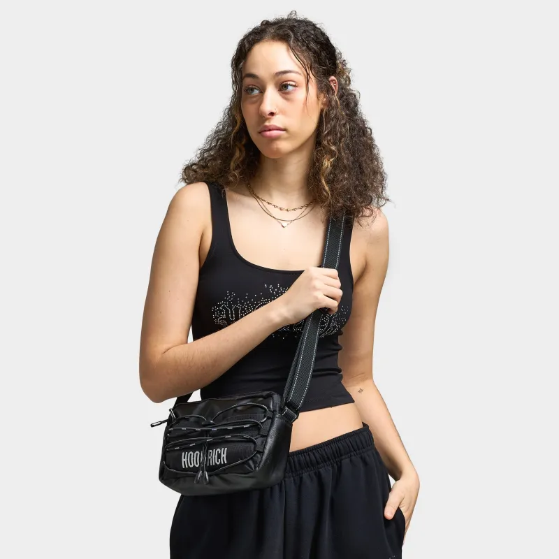 Hoodrich Peak Crossbody Bag Black / White - Reflective sold by JD Sports