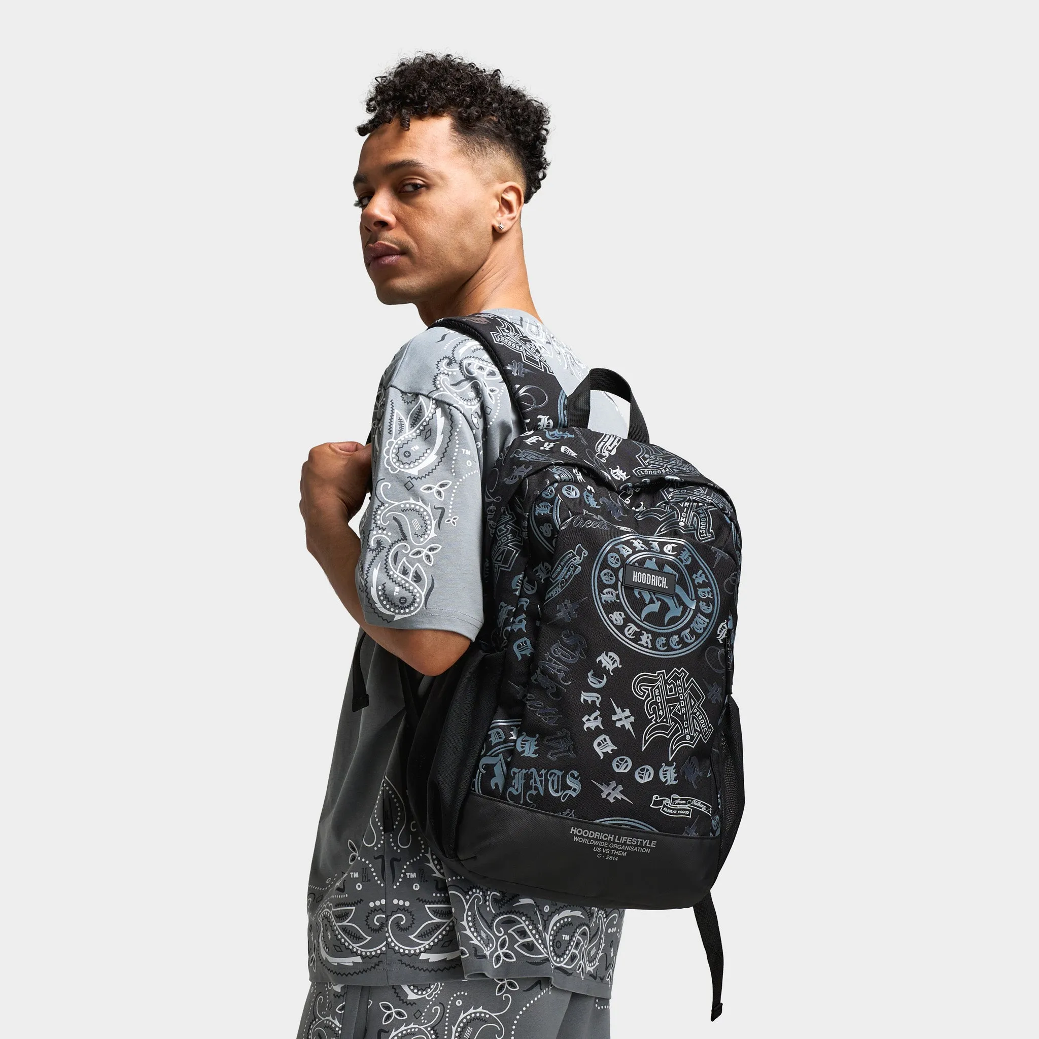 Hoodrich Gothtoss Backpack Black / White - Grey sold by JD Sports product image thumbnail 2