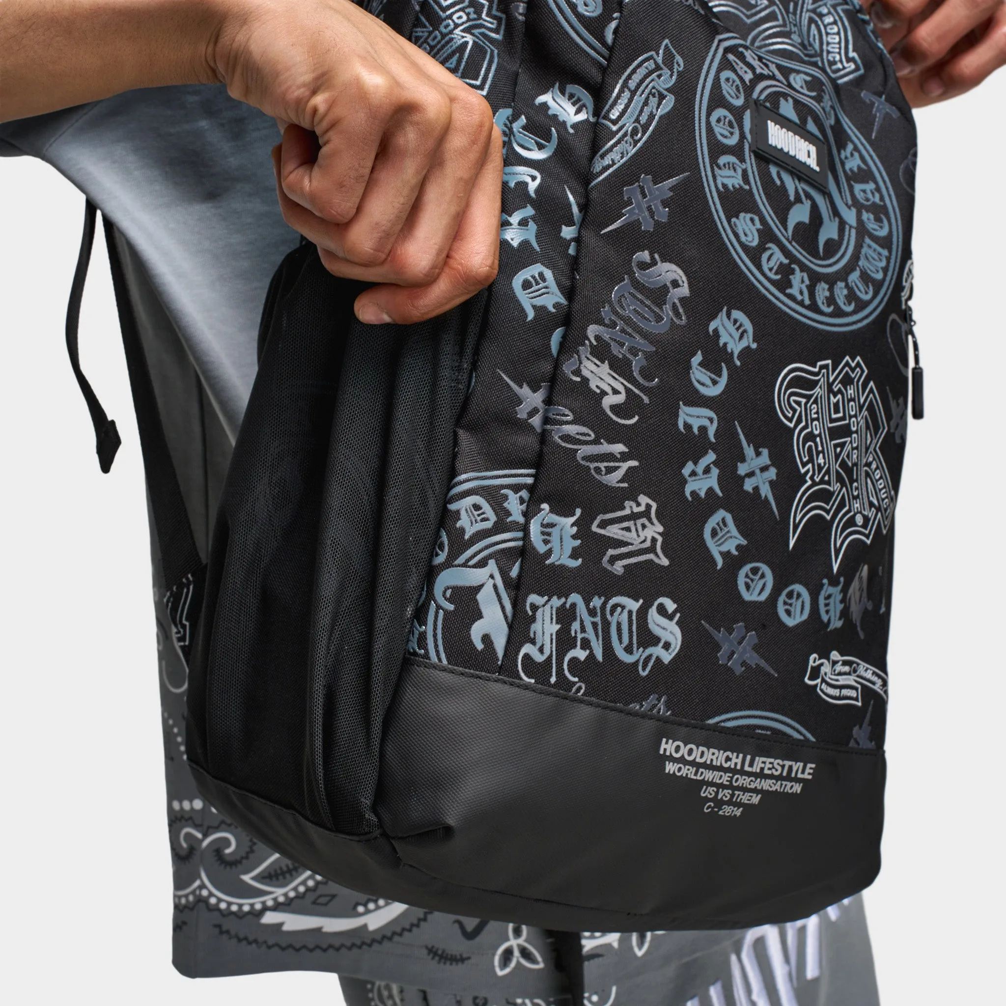 Hoodrich Gothtoss Backpack Black / White - Grey sold by JD Sports product image thumbnail 5