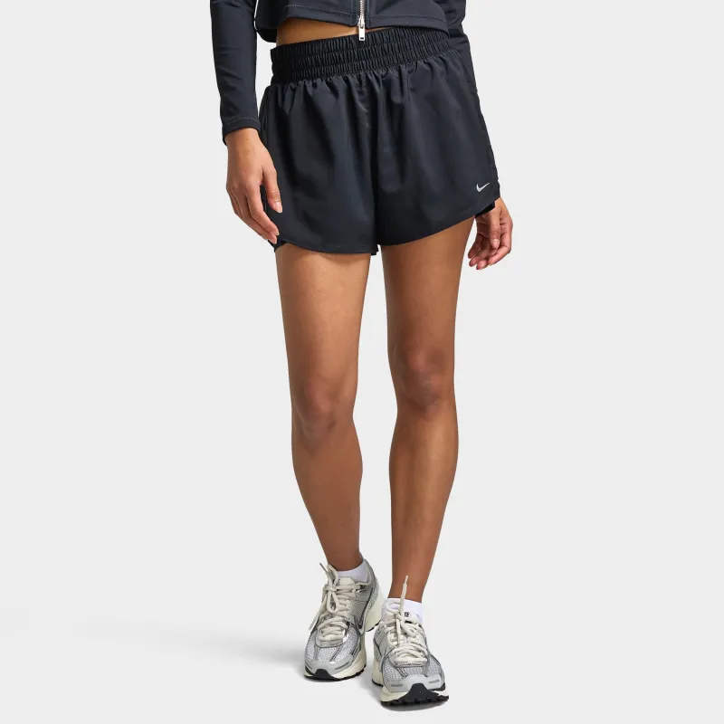 Nike One Women's Dri Fit High Rise 3in1 Shorts Black / Reflective Silver sold by JD Sports