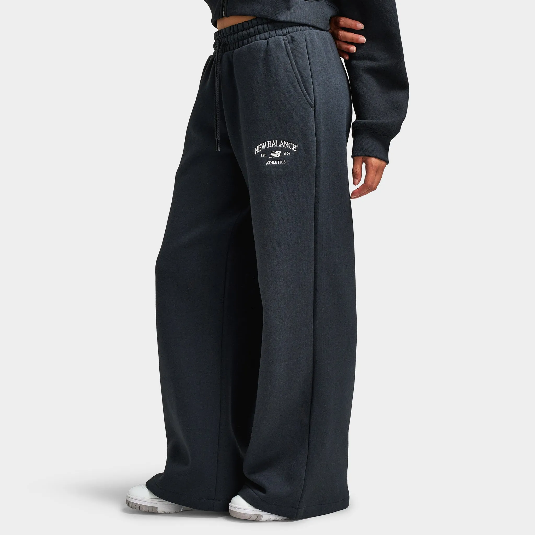 New Balance Women's Athletic Wide Leg Joggers / Black sold by JD Sports product image thumbnail 3