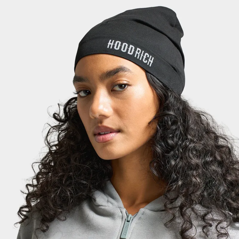 Hoodrich Core Skull Beanie Black / White sold by JD Sports